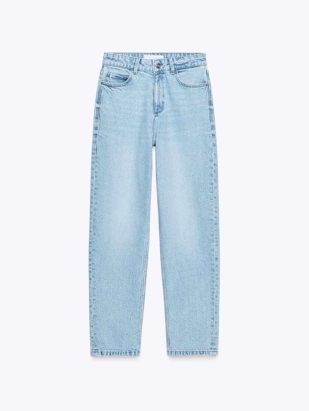 NWT ZARA High Rise Mom Fit Ankle Jeans